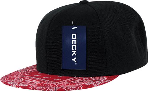 Decky Bandanna 6-panel Snapback Caps