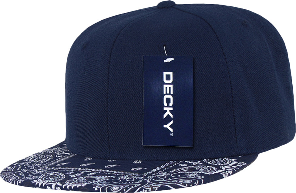 Decky Bandanna 6-panel Snapback Caps